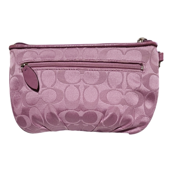 COACH ASHLEY Signature Wristlet/Clutch Lavendar - Picture 7 of 9